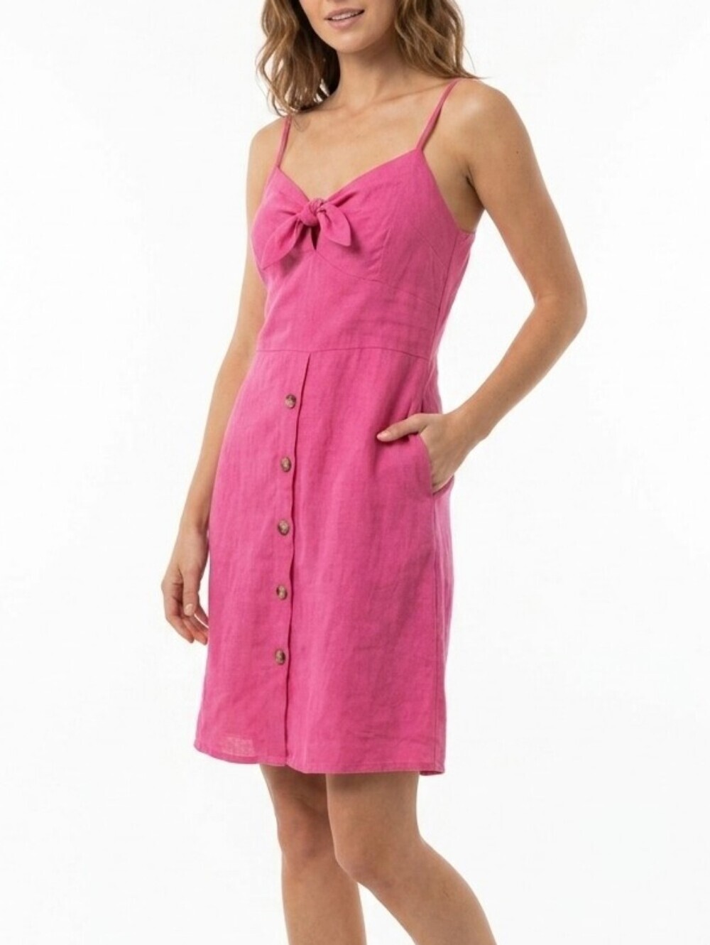 Viola Borghi Pink Linen Dress